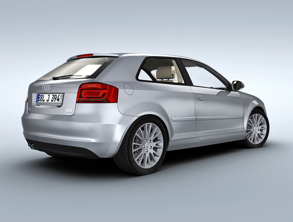 3d model audi car - Audi A3 (2011)... by Swan3DStudios